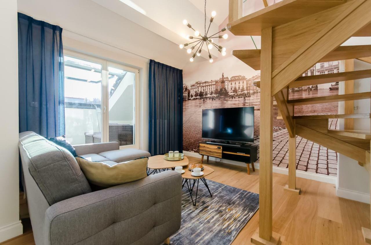 Kazimierz Penthouse With Private Terrace Apartman Krakkó Kültér fotó